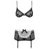 Obsessive Maidme - städerska kostymset (6 delar) - L/XL