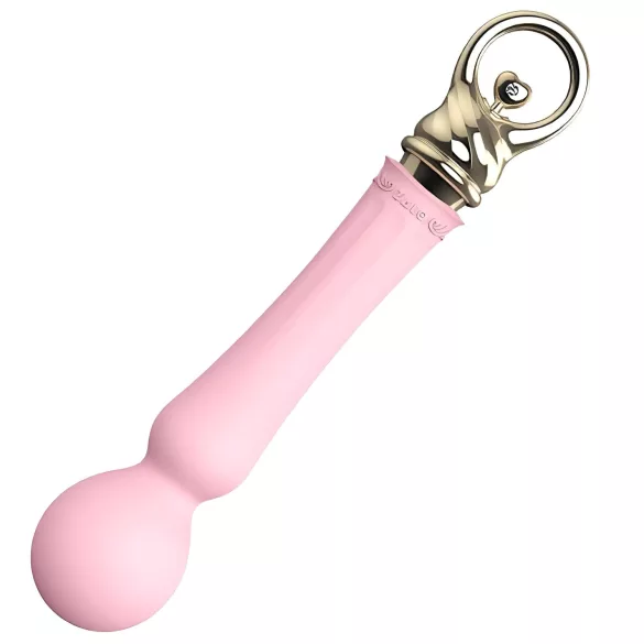 ZALO - lyx massager vibrator med uppladdningsbart batteri - rosa