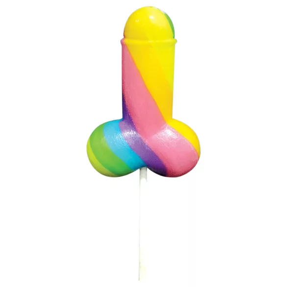 Rainbow Cock Pop - penis-klubba (85 g) - fruktsmak