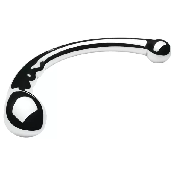 Le Wand - dubbelsidig dildo i rostfritt stål - silver