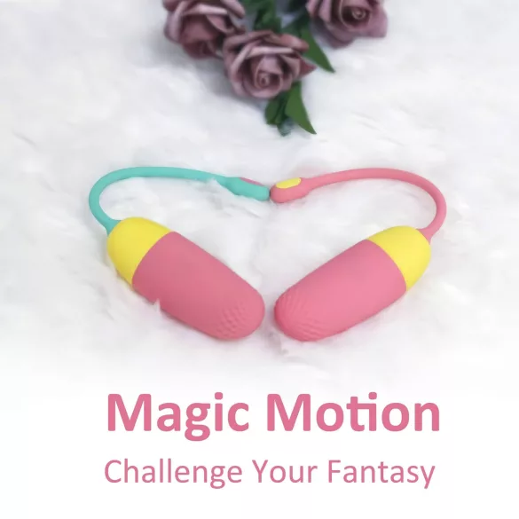 Magic Motion Vini - vibratorägg med app - uppladdningsbar - orange