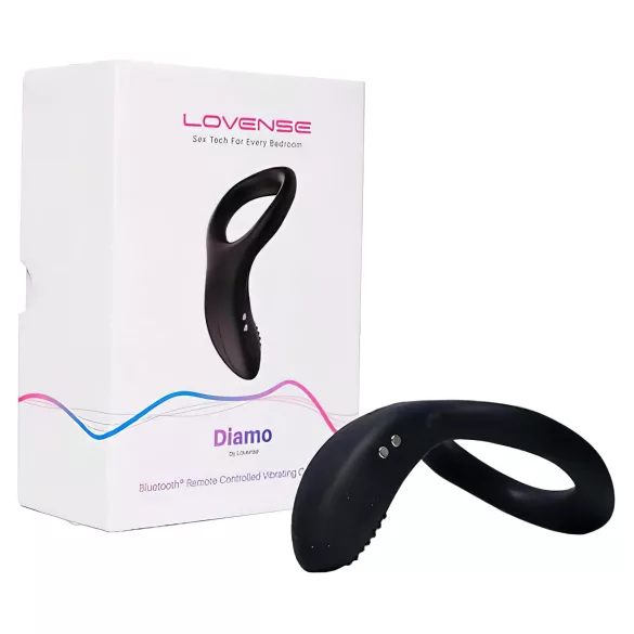 LOVENSE Diamo - smart, vibrerande penisring (svart)