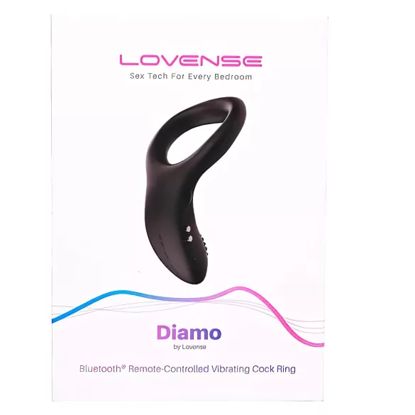 LOVENSE Diamo - smart, vibrerande penisring (svart)