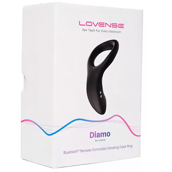 LOVENSE Diamo - smart, vibrerande penisring (svart)
