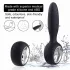 Aixiasia Dylon-Remote - analvibrator med fjärrkontroll - uppladdningsbar svart