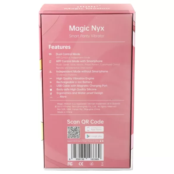 Magic Motion Nyx - Klitorisvibrator - Vattentät - Korall