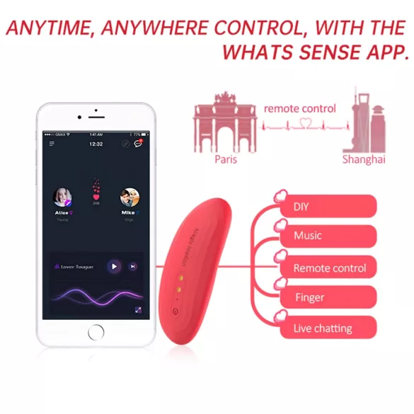 Magic Motion Nyx - Klitorisvibrator - Vattentät - Korall