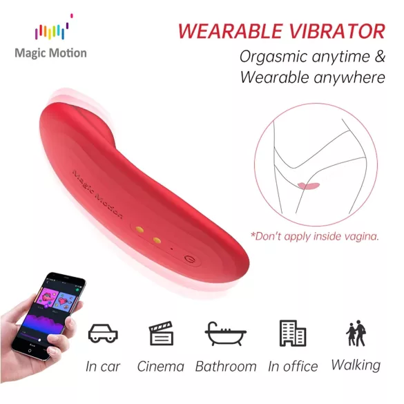 Magic Motion Nyx - Klitorisvibrator - Vattentät - Korall