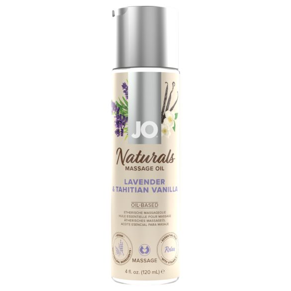 System JO - massageolja - lavendel vanilj - 120ml