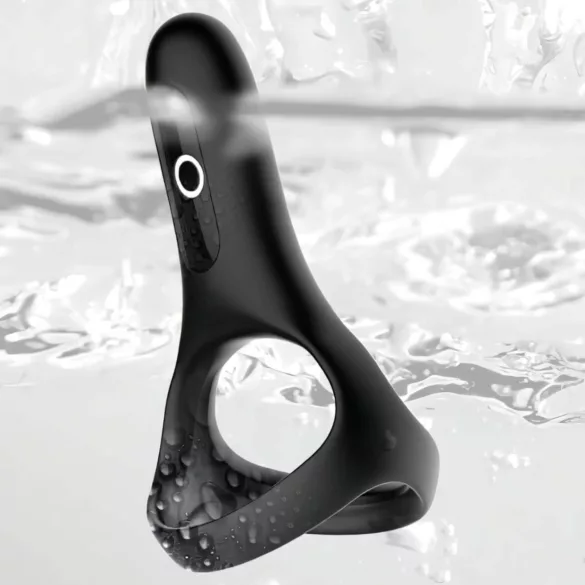 Magic Motion Rise - vibratorring med app - uppladdningsbar - svart