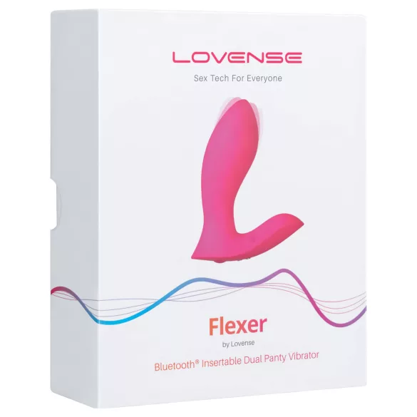 LOVENSE Flexer Panty - uppladdningsbar 2‑i‑1 vibrator (rosa)