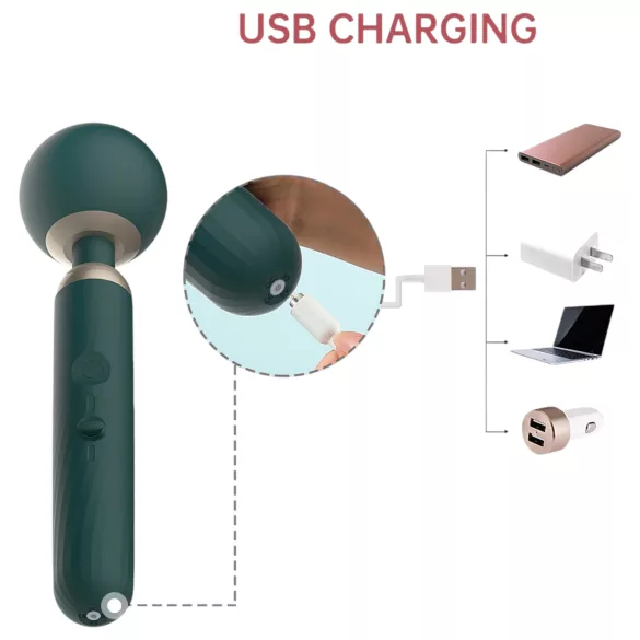 Magic Motion Zenith - appstyrd masserande vibrator (grön)