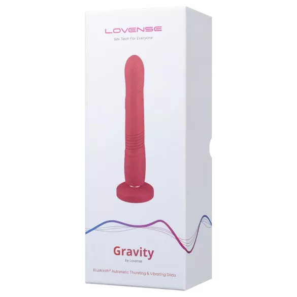 LOVENSE Gravity - uppladdningsbar, stötande vibrator (röd)