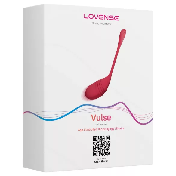 LOVENSE Vulse - smart, stötande vibratorägg (röd)