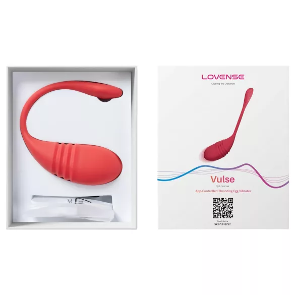 LOVENSE Vulse - smart, stötande vibratorägg (röd)