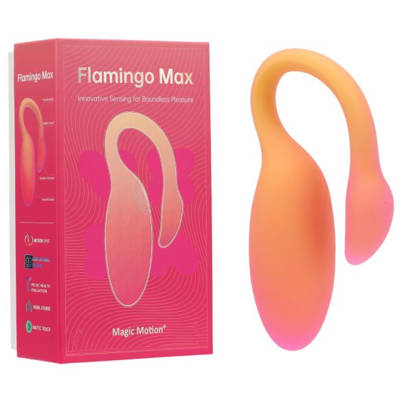 Magic Motion Flamingo Max - vibrerande ägg med appstyrning - silikon orange