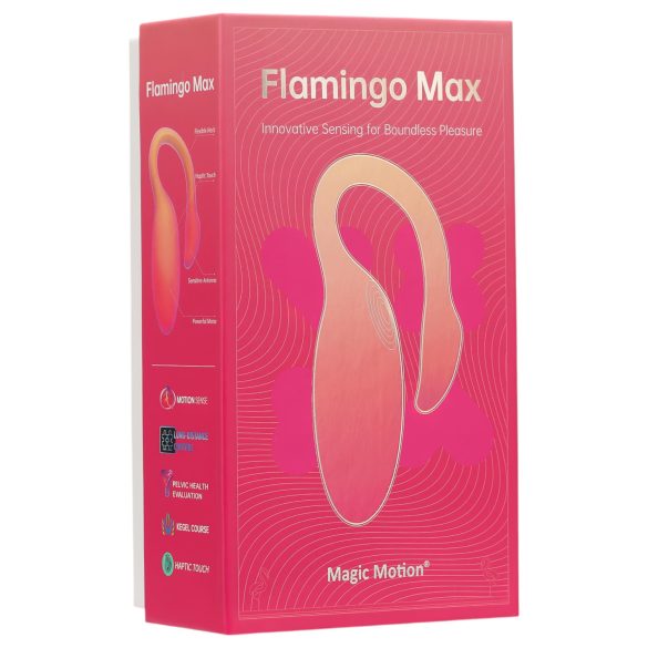 Magic Motion Flamingo Max - vibrerande ägg med appstyrning - silikon orange