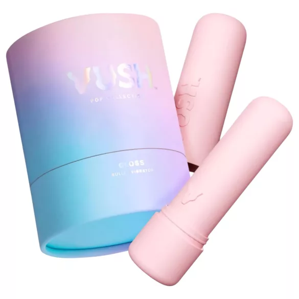 Vush - minivibrator med uppladdningsbart batteri och vattentät - rosa