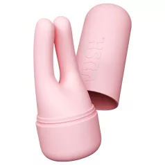   Vush Pop Swish - klitorisstimulator uppladdningsbar vattentät silikon rosa