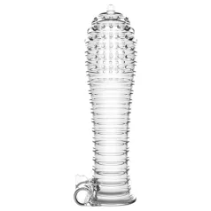   Lonely - vibrator penisöverdrag - förtjockande - transparent