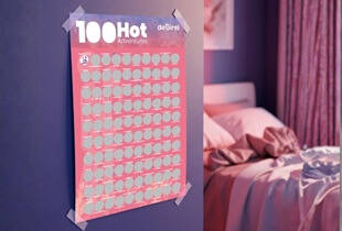 100 sexställningar att skrapa fram: Ditt äventyrskarta i sovrummet