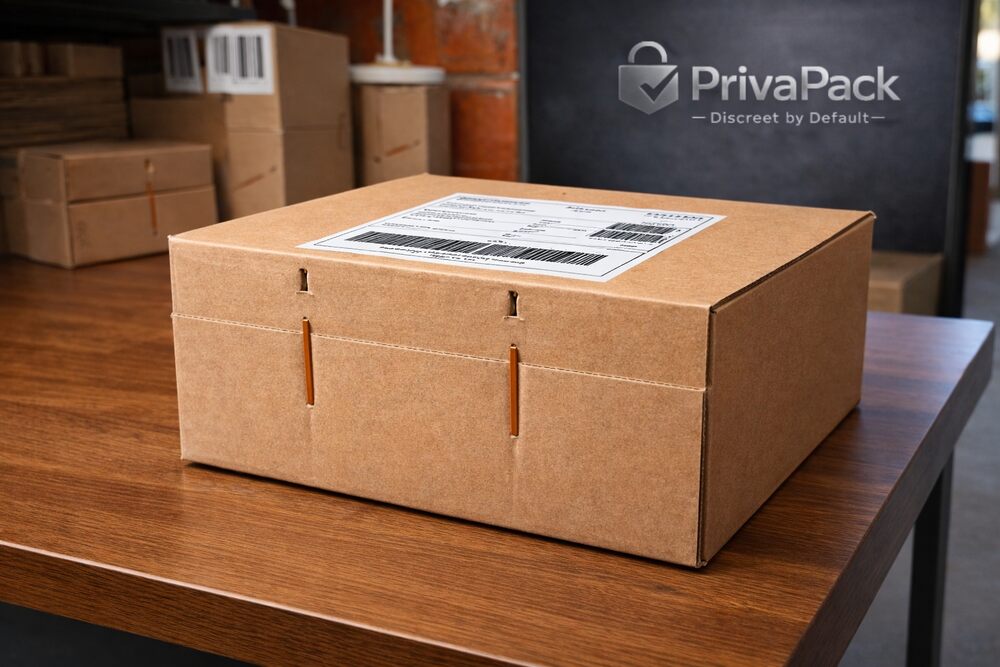 PrivaPack™-lådan är ett varumärkesskyddat system som ser till att din beställning kommer fram oskadad, oöppnad och i full integritet | Desirel Sex Shop